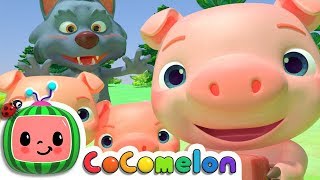 Three Little Pigs  CoComelon Nursery Rhymes amp Kids Songs [upl. by Hsekin]