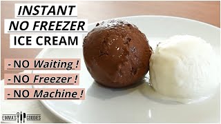 5 Minute INSTANT NO FREEZER Ice Cream  NO WAITING Easy Vanilla amp Chocolate Ice Cream Recipe [upl. by Pazia]