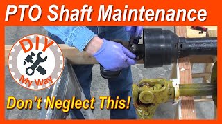 PTO Shaft Maintenance  Dont Neglect This 117 [upl. by Eimmij]