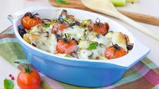 Recette  Gratin aubergine mozzarella [upl. by Aramit]