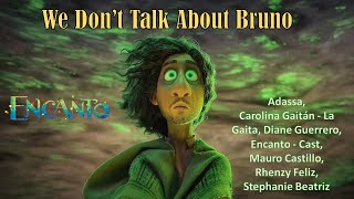 Encanto  We Dont Talk About Bruno Lyrics [upl. by Saturday17]