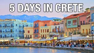 Crete Greece ULTIMATE 5 Day Travel Guide 🇬🇷 [upl. by Aneekas]