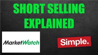 MarketWatch Stock Game Short Selling Explained For Beginners [upl. by Ynnoj]