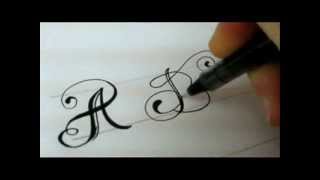 Fancy Letters  How To Design Your Own Swirled Letters [upl. by Nedda893]