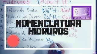 Nomenclatura quimica Hidruros  Química inorgánica [upl. by Nodal]