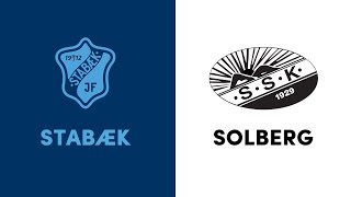 Eliteserien Stabæk  Solberg [upl. by Oriane]