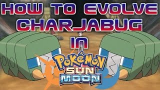 How and Where to Evolve Charjabug to Vikavolt in Pokemon Sun and Moon Electric Rock Location [upl. by Akyre]