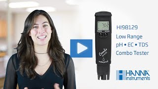 Hanna Lab  Learn How to Set Up and Calibrate the Hanna Instruments pH EC TDS Combo Tester HI98129 [upl. by Ardnaeed]