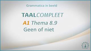 TaalCompleet A1  Thema 89 [upl. by Milissent]