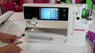 BERNINA 880 89 How to Attach the Embroidery Module [upl. by Katharina]