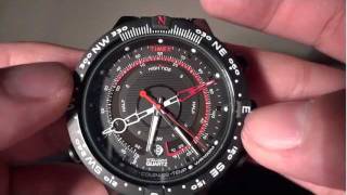 Timex Intelligent Quartz  Tide Temperature Compass Watch Review [upl. by Norraa]