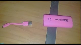 How to Use Pocket Juice Rechargeable Power Bank [upl. by Deyas319]