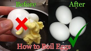 How to Boil Eggs Without Cracking [upl. by Whitehouse395]