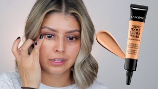 THE COLOR CORRECTOR I DIDNT KNOW I NEEDED 😱 LANCOME TEINT IDOLE CAMOUFLAGE CORRECTOR  REVIEW [upl. by Hillman589]