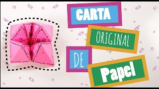 Hacer Carta Original con papel  DIY 💎 Sarish [upl. by Nalahs297]