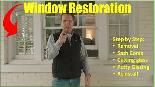 How to Restore a Historic Wooden Window—Step by Step [upl. by Nosredneh398]