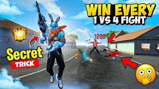 How To Win Every 1 Vs 4 Fight in Free Fire  Free Fire Pro Tips and Tricks  FireEyes Gaming [upl. by Aiclid]