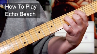 Echo Beach Martha amp the Muffins Guitar Lesson [upl. by Adav]