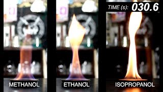 Alcohol Comparison  Methanol vs Ethanol vs Isopropanol [upl. by Ecinwahs]