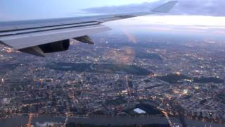 Landing at London Heathrow Airport Sunrise [upl. by Acinyt]