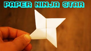 How to Make a Paper Ninja Star Shuriken  Origami [upl. by Body]