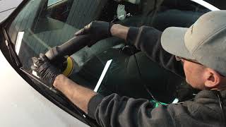 How To Remove Etching Scratches Imperfections From WindscreensGlass [upl. by Ema]