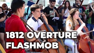 Flashmob quotOVERTURE 1812quot Tchaikovsky [upl. by Ibocaj]