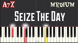 Avenged Sevenfold  Seize The Day Piano Tutorial  Medium [upl. by Roydd]