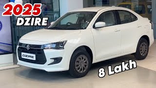 New DZIRE Vxi Second Base Model  Maruti Suzuki DZIRE Updated Vxi White Colour Review [upl. by Lipp]