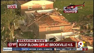 Chopper 9 Storm damage in Brookville [upl. by Poulter15]