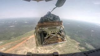 Humvee Airdrop From C17 [upl. by Braswell638]