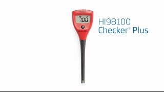 HI98100 Checker® Plus pH Tester [upl. by Iem]