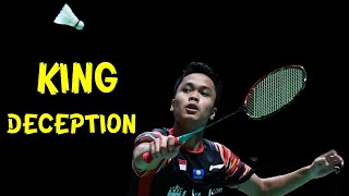 Anthony Ginting  KING OF DECEPTION and RALLY [upl. by Diad]