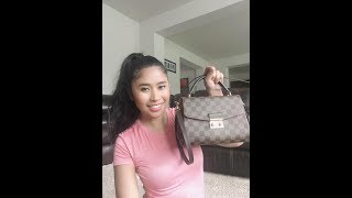 Louis Vuitton Croisette UnboxingReview What Fits 2019 [upl. by Aniraz]