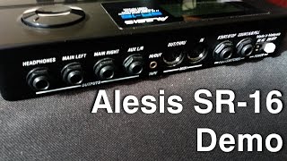 DEMO Alesis SR16 [upl. by Anirok]