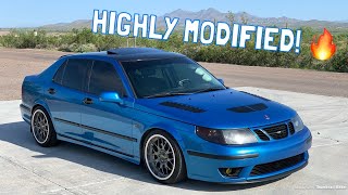 550WHP Big Turbo Saab 95 Review [upl. by Ferdinana]