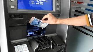 Cara Setor Tunai di ATM BCA ke Rekening Sendiri [upl. by Yates]