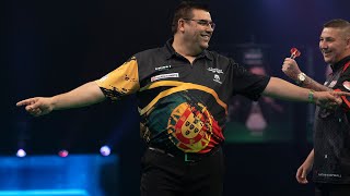 TOPS TOPS TOPS  Jose de Sousa produces a SENSATIONAL 120 checkout at the 2021 Premier League [upl. by Assadah]