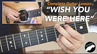 Pink Floyd quotWish You Were Herequot Complete Guitar Lesson [upl. by Tallbot494]