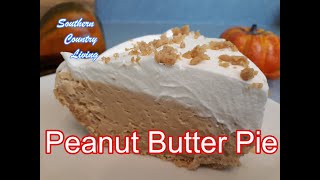 Peanut Butter Pie  Fast and Easy Recipe [upl. by Odlanyar]