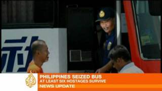 Hostages killed in Manila bus standoff [upl. by Elstan]