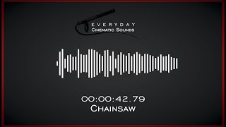 Chainsaw  HQ Sound Effects [upl. by Limak]