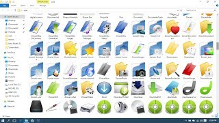 how to customize folder icons windows download icon pack free [upl. by Maleen]