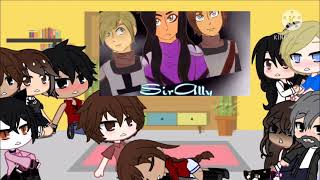 Mystreet parents  Aphmau and Aaron react to memes and amvs  part 2  gacha club [upl. by Ytirev]