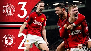 GARNACHO amp HOJLUND TO THE RESCUE 🤩  Man Utd 32 Aston Villa  Highlights [upl. by Yaniv768]