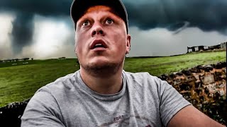 CRAZY Tornado in Yorkshire  UK Lightning Storm Chasers [upl. by Deloris]