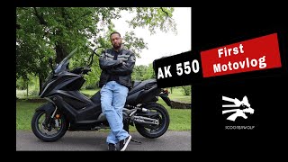 AK550  First Motovlog Pt 1 [upl. by Biebel]