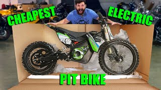 I BOUGHT the CHEAPEST ELECTRIC Pit Bike on the Internet [upl. by Murielle]