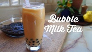 How to Make Bubble Boba Milk Tea [upl. by Gurango537]