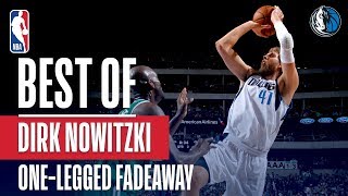 Best Of Dirk Nowitzkis SIGNATURE OneLegged Fadeaway [upl. by Aicilaf]